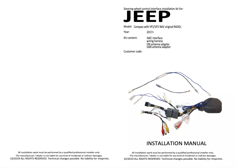 Image de la première page du manuel de l'appareil KIT-903JC