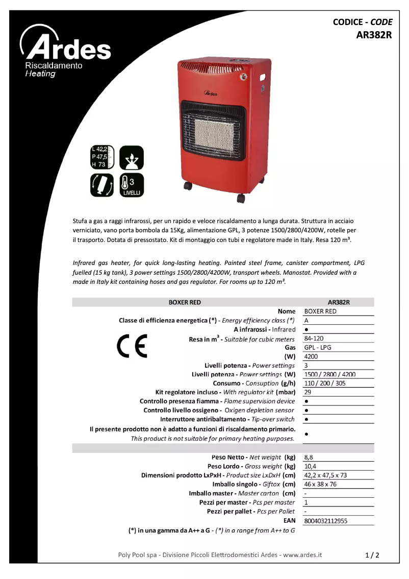 Página 1 del manual Manual de usuario Ardes AR382