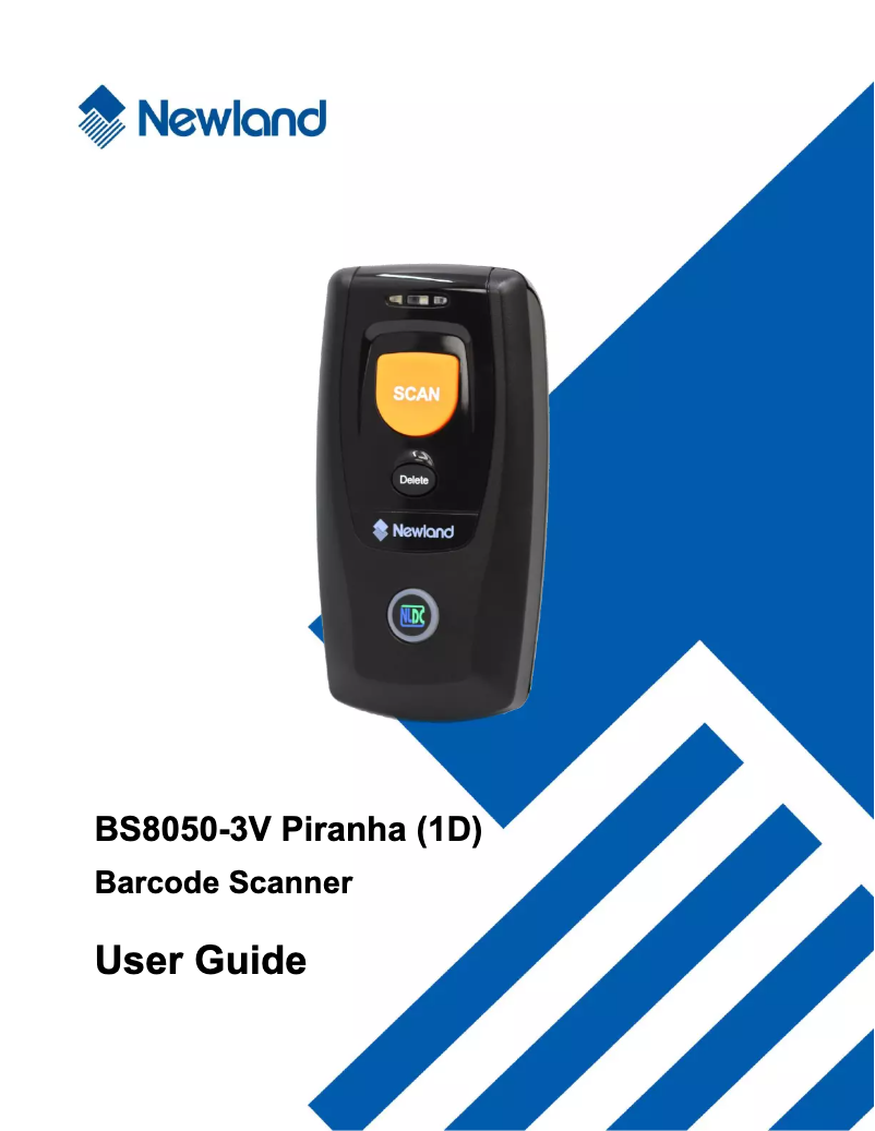 Página 1 del manual Manual de usuario Newland Piranha BS8050-3V