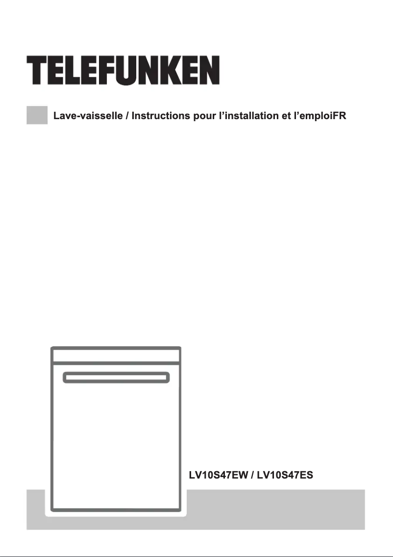 Page 1 de la notice Manuel utilisateur Telefunken LV10S47EW
