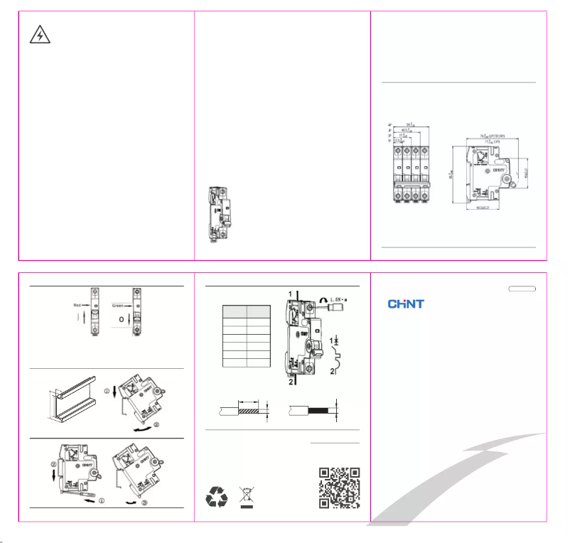 Image de la première page du manuel de l'appareil NB8-40J