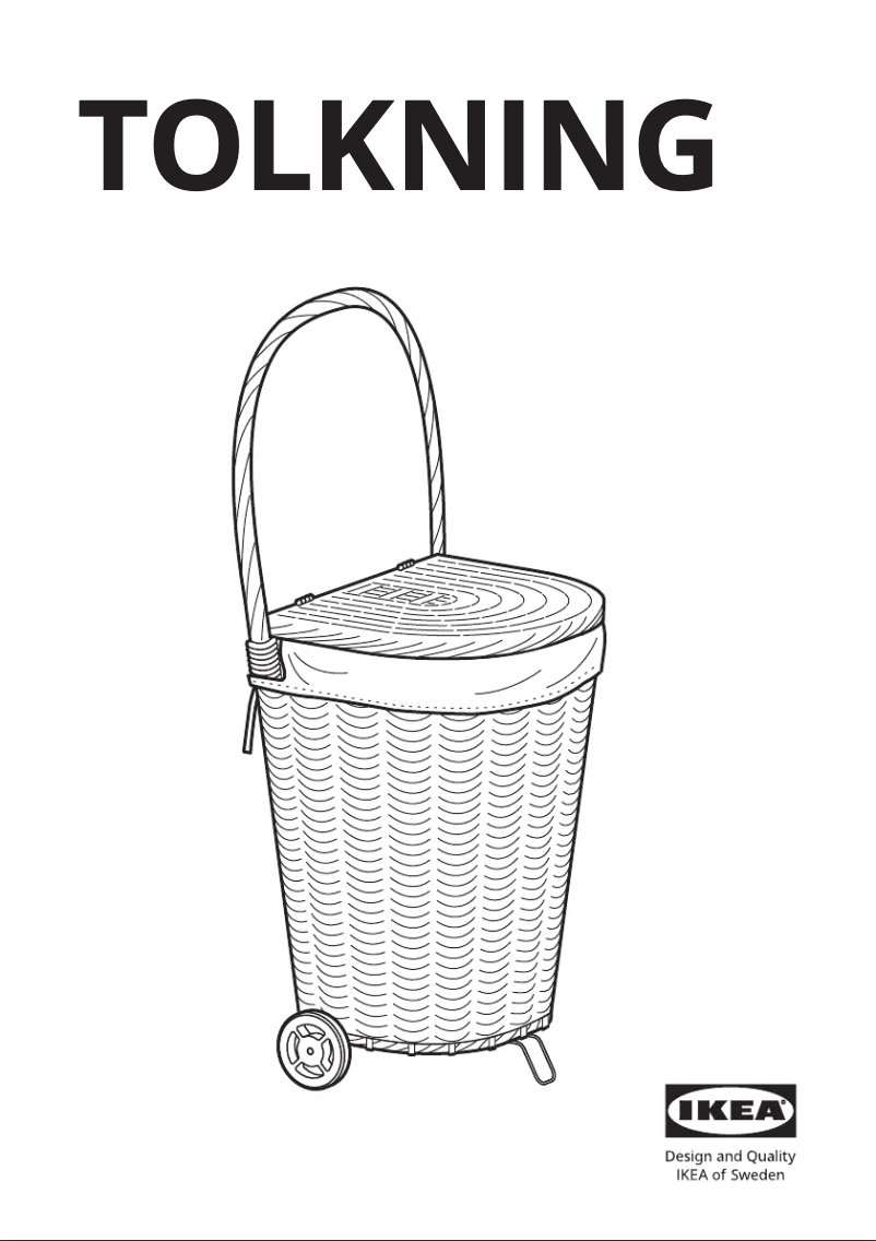 Page 1 de la notice Manuel utilisateur Ikea TOLKNING 805.126.24