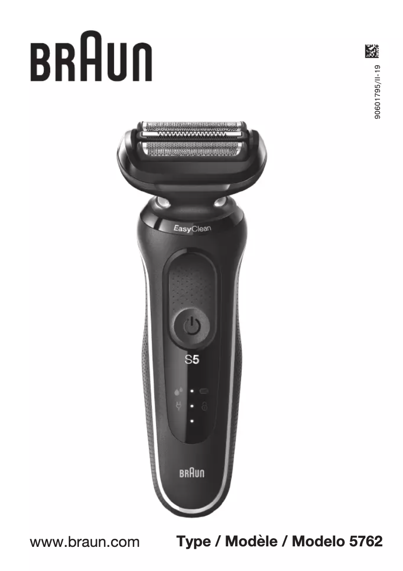 Página 1 del manual Manual de usuario Braun Series 5 50-B1620s