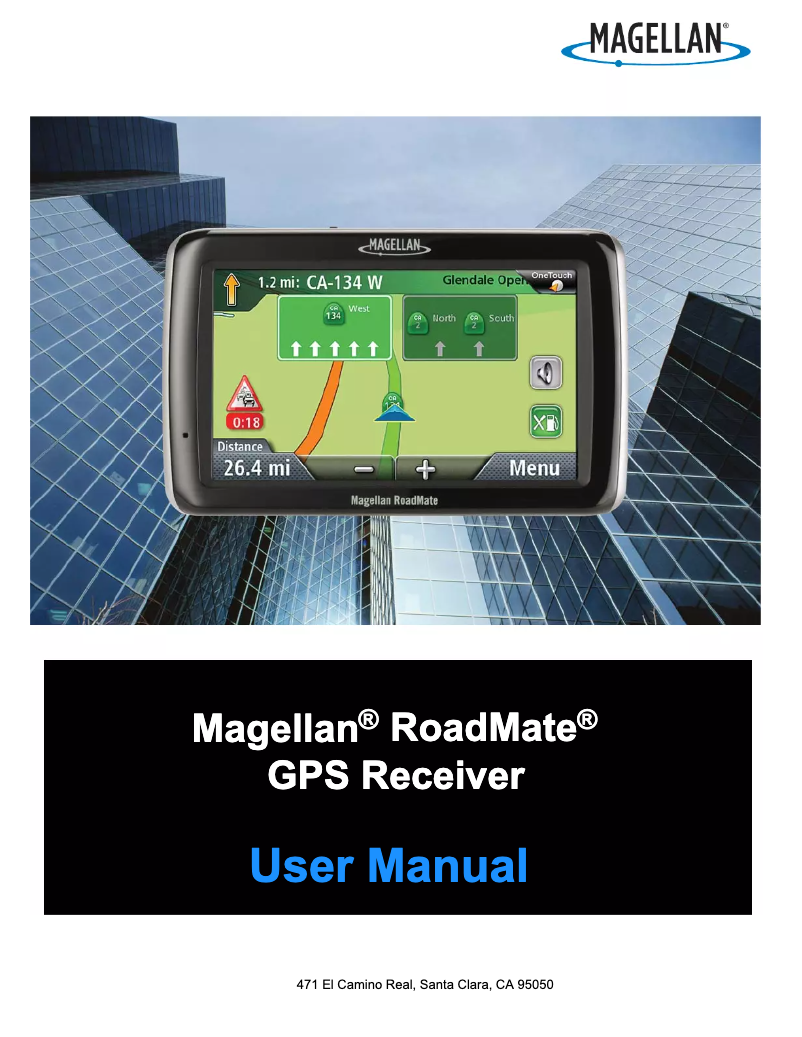 Image de la première page du manuel de l'appareil RoadMate 5145T-LM
