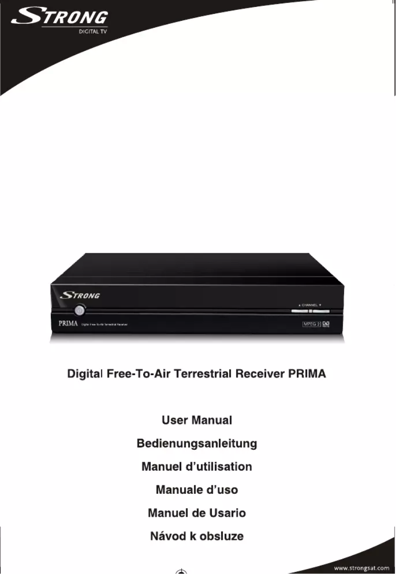 Page 1 of the manual User Manual Strong Prima