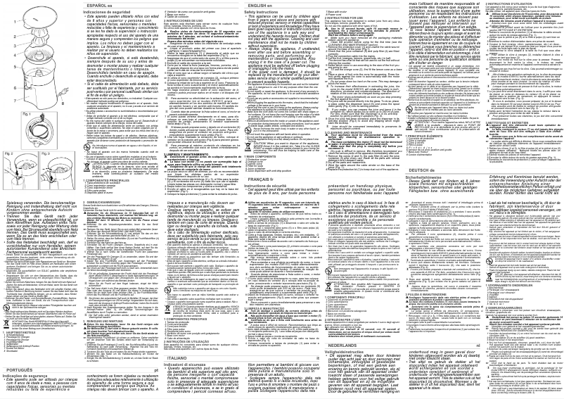 Page n°1 - Manuel utilisateur Solac Citro EX6157