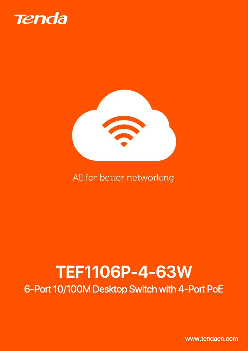 Image de la première page du manuel de l'appareil TEF1106P-4-63W