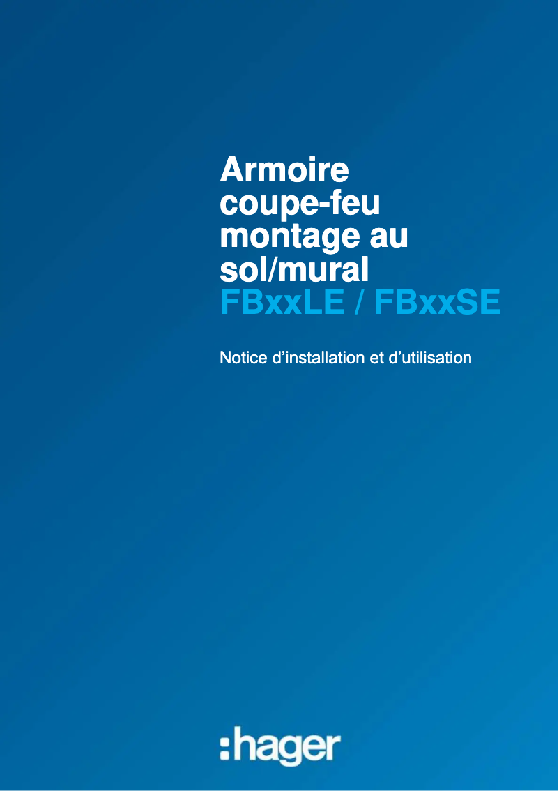 Image de la première page du manuel de l'appareil FB72LE