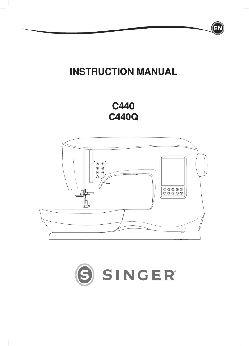 Page 1 de la notice Manuel utilisateur Singer C440