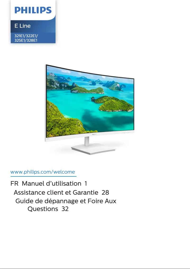Page n°1 - Manuel utilisateur Philips 325E1