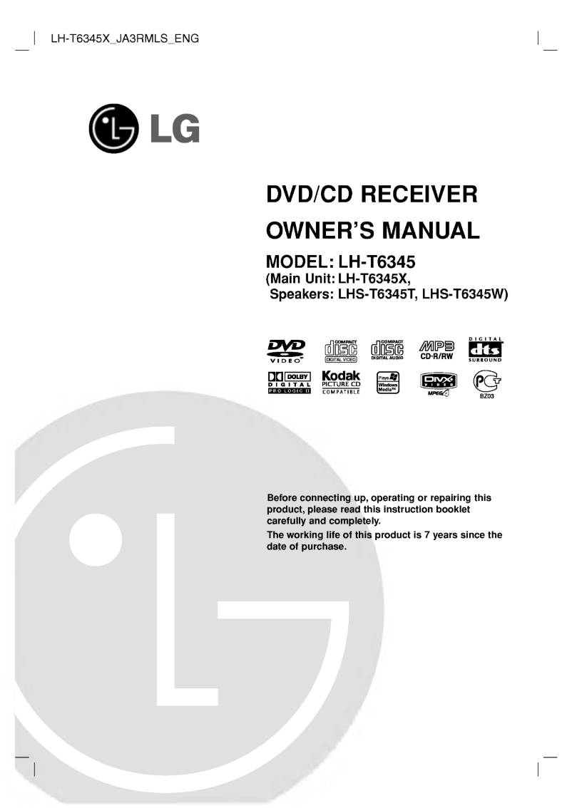 Página 1 del manual Manual de usuario LG LH-T6345X