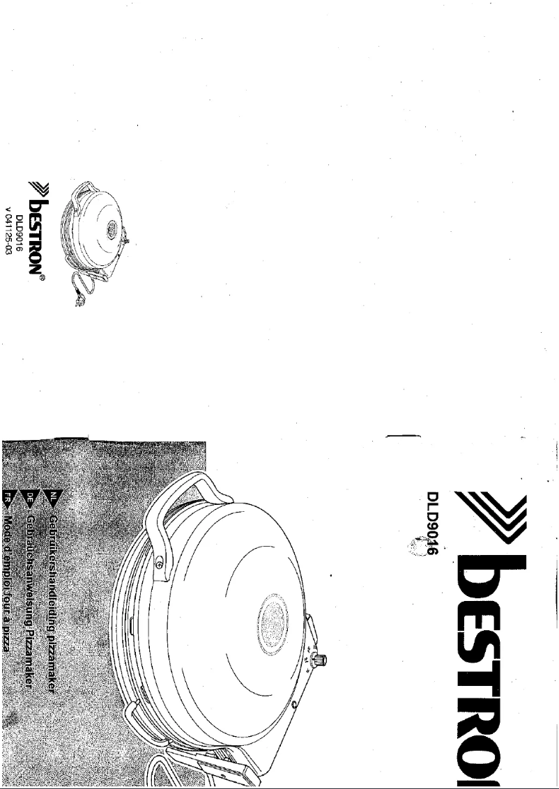 Image de la première page du manuel de l'appareil DLD9016