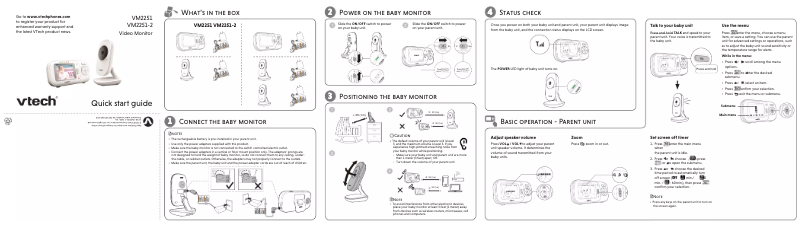 Page 1 of the manual User Manual Vtech VM2251