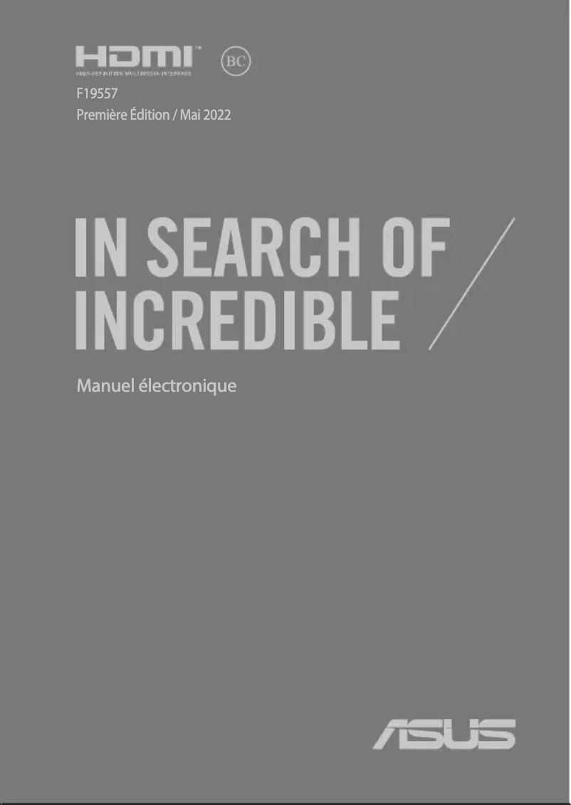 Image de la première page du manuel de l'appareil ExpertBook L2 Flip