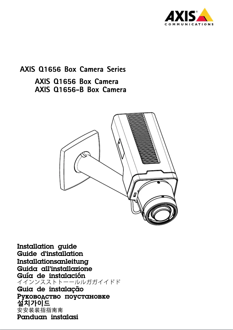 Página 1 del manual Manual de usuario Axis Q1656-B