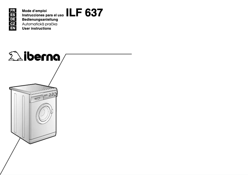 Page n°1 - Manuel utilisateur Iberna LB ILF 637