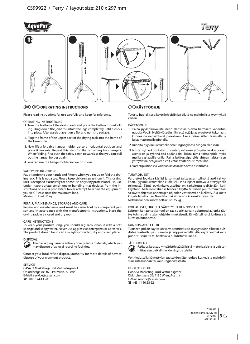Página 1 del manual Manual de usuario AquaPur IAN 285230