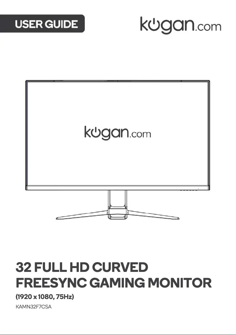 Page 1 of the manual User Manual Kogan KAMN32F7CSA