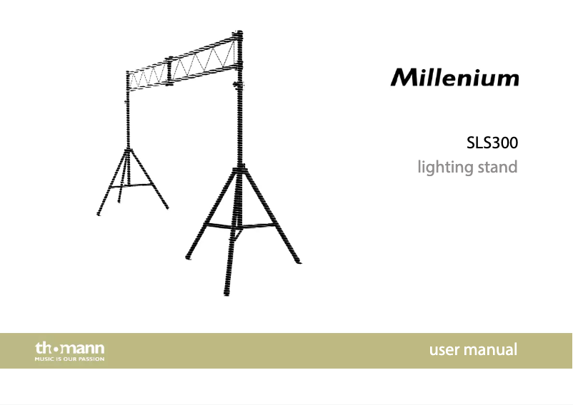 Image de la première page du manuel de l'appareil SLS300