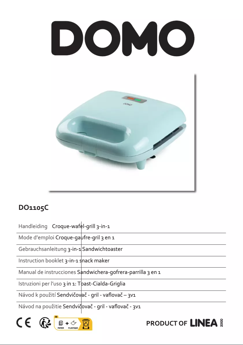 Page 1 de la notice Manuel utilisateur Domo DO1105C
