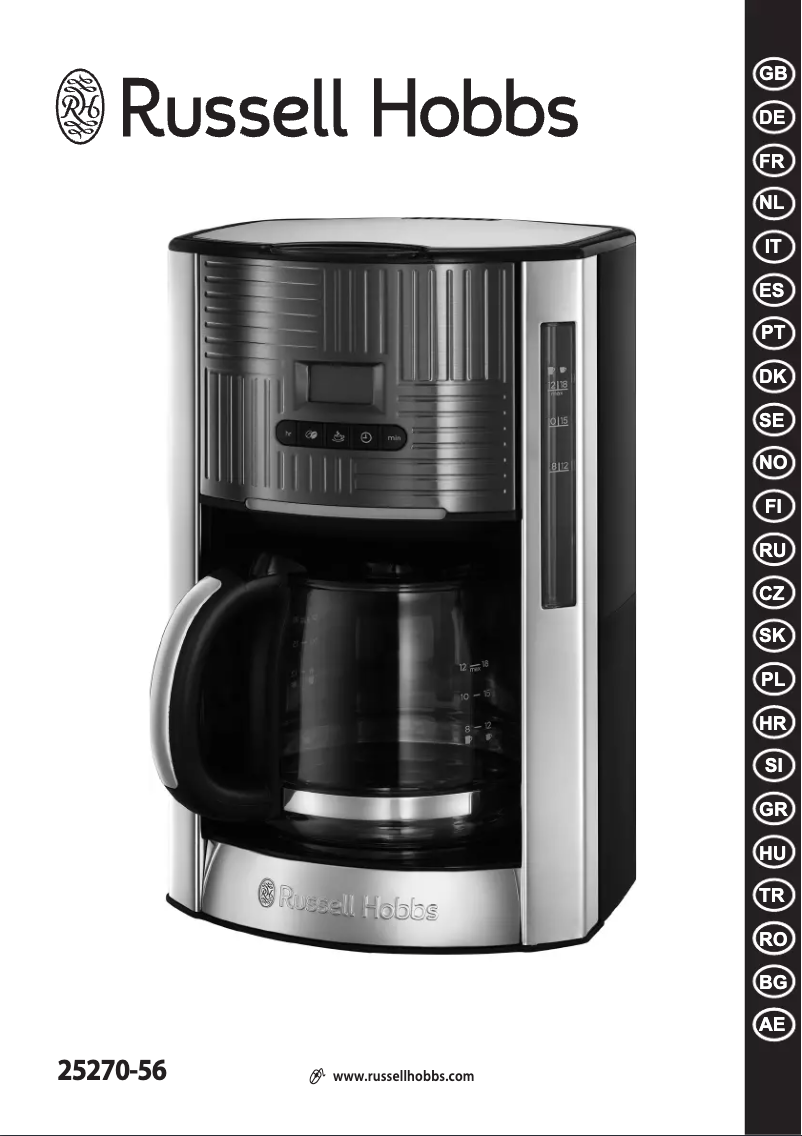 Page n°1 - Manuel utilisateur Russell Hobbs Geo Steel 25270-56