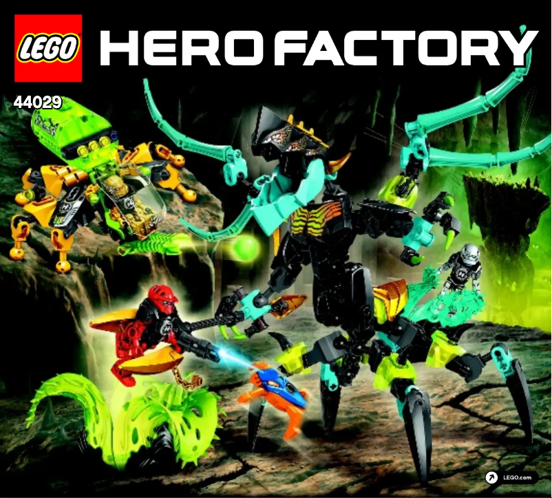 Page 1 de la notice Manuel utilisateur Lego Hero Factory 44029