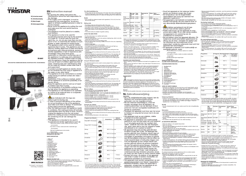 Imagen de la primera página del manual del dispositivo PD-8897