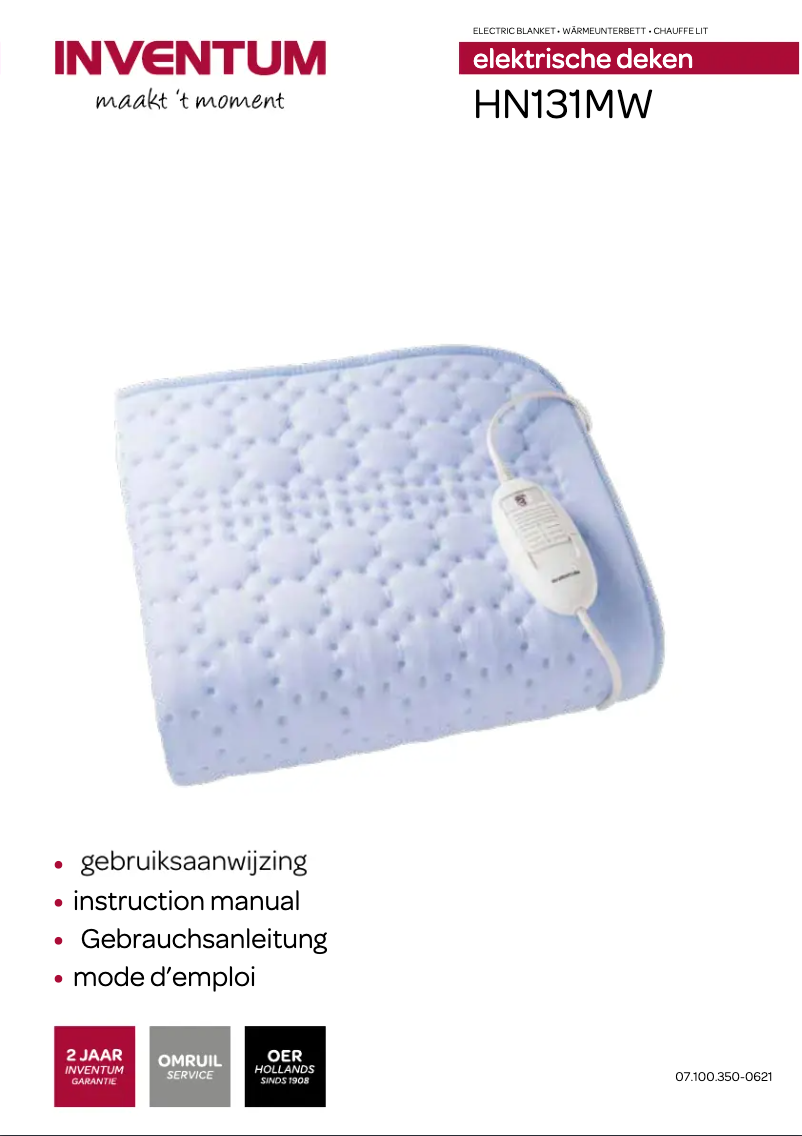 Image de la première page du manuel de l'appareil HN131MW