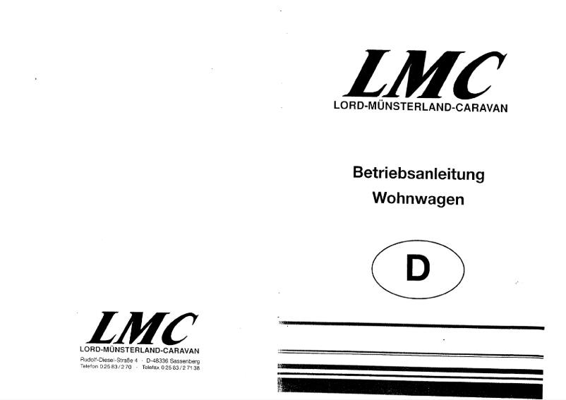 Página 1 del manual Manual de usuario LMC Dominant 520 (1991)