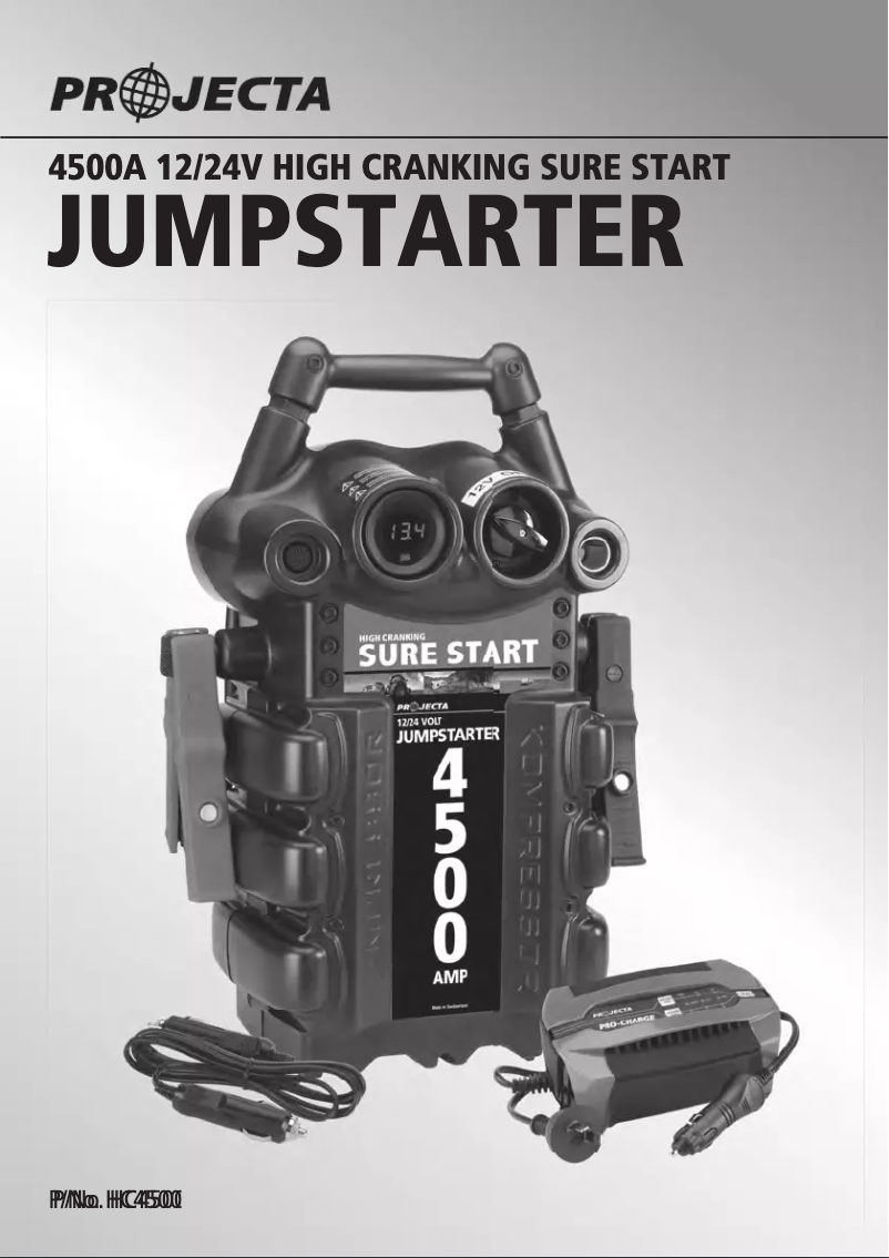 Image de la première page du manuel de l'appareil HC4500