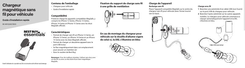Page n°1 - Manuel utilisateur Best Buy BE-MVQ3AC1B23