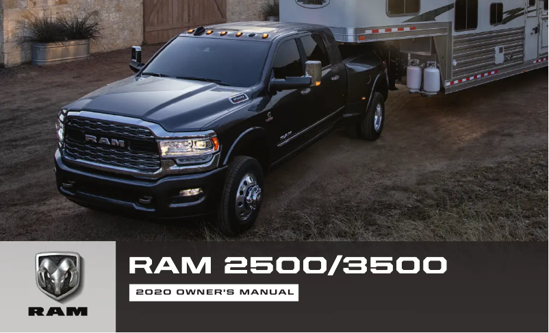 Page 1 de la notice Manuel utilisateur RAM 3500 (2020)