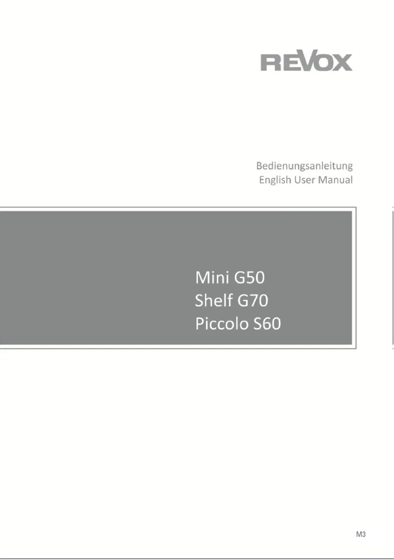 Image de la première page du manuel de l'appareil Mini G50
