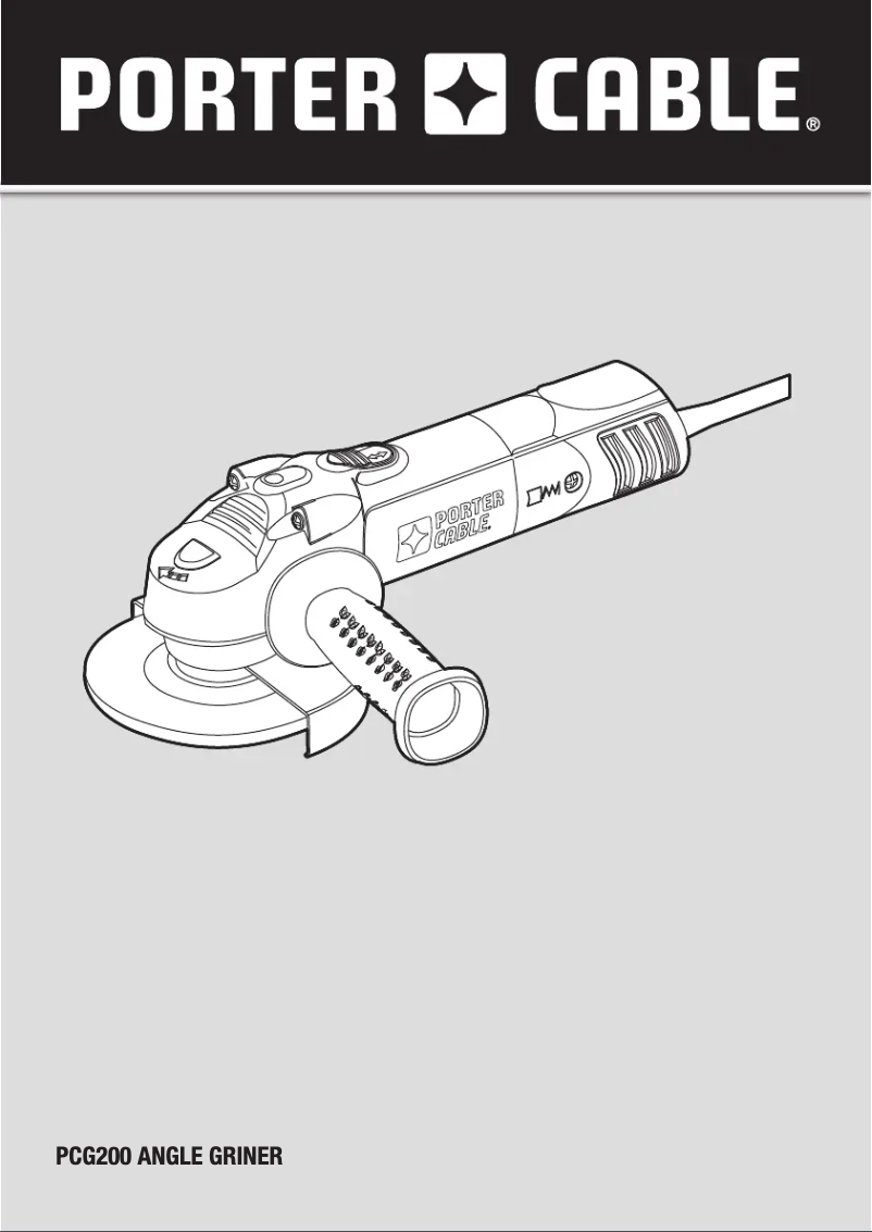 Page n°1 - Manuel utilisateur Black & Decker PCG200