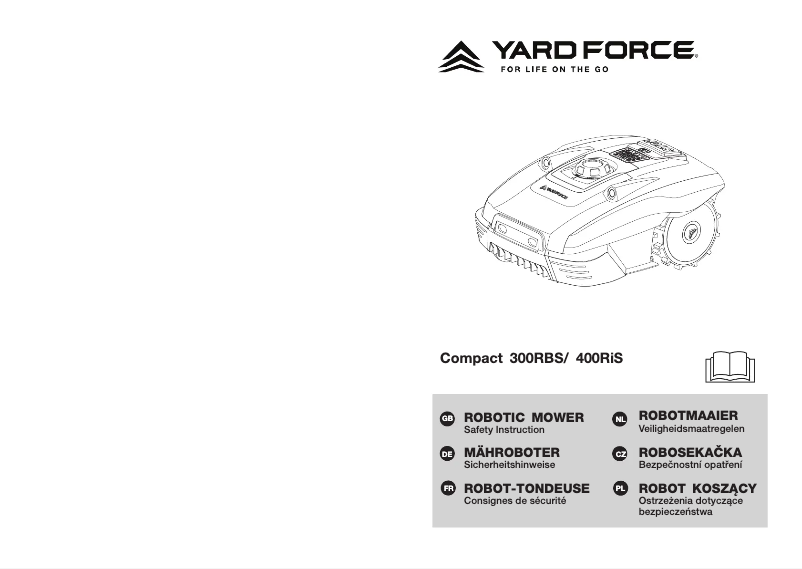 Page 1 de la notice Manuel utilisateur Yard Force Compact 400RiS