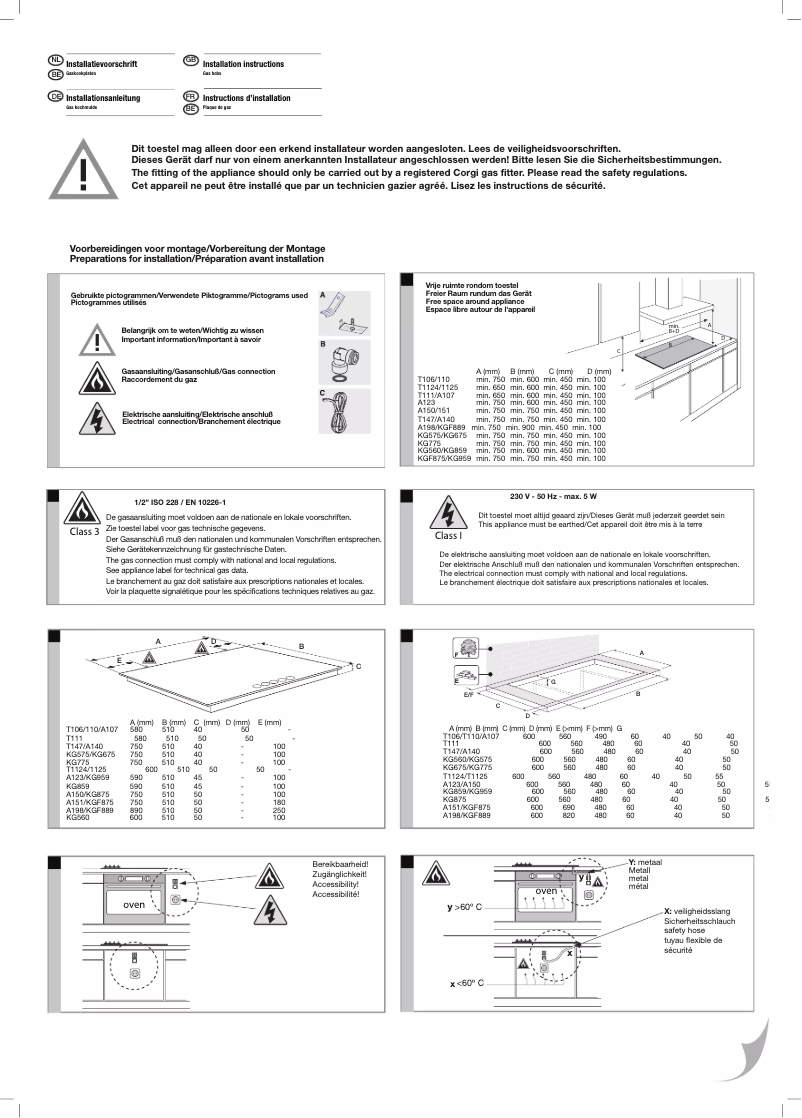Page n°1 - Guide d'installation Etna T110VRVSA