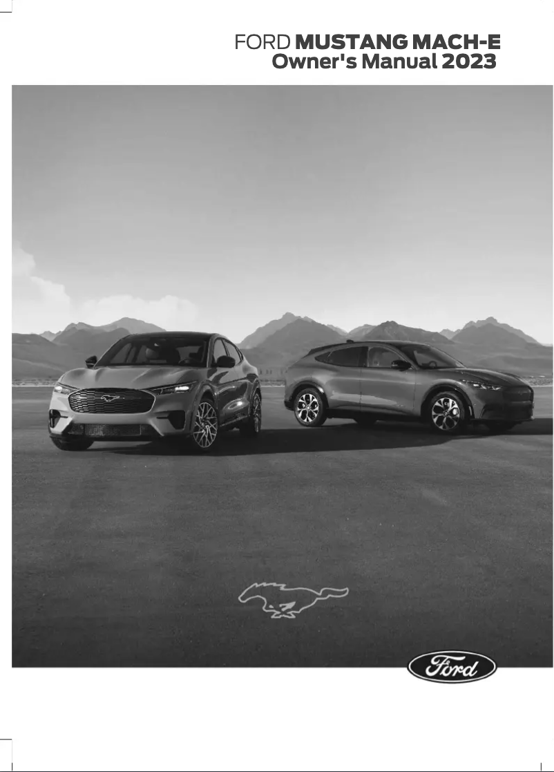 Page n°1 - Manuel utilisateur Ford Mustang Mach-E (2023)