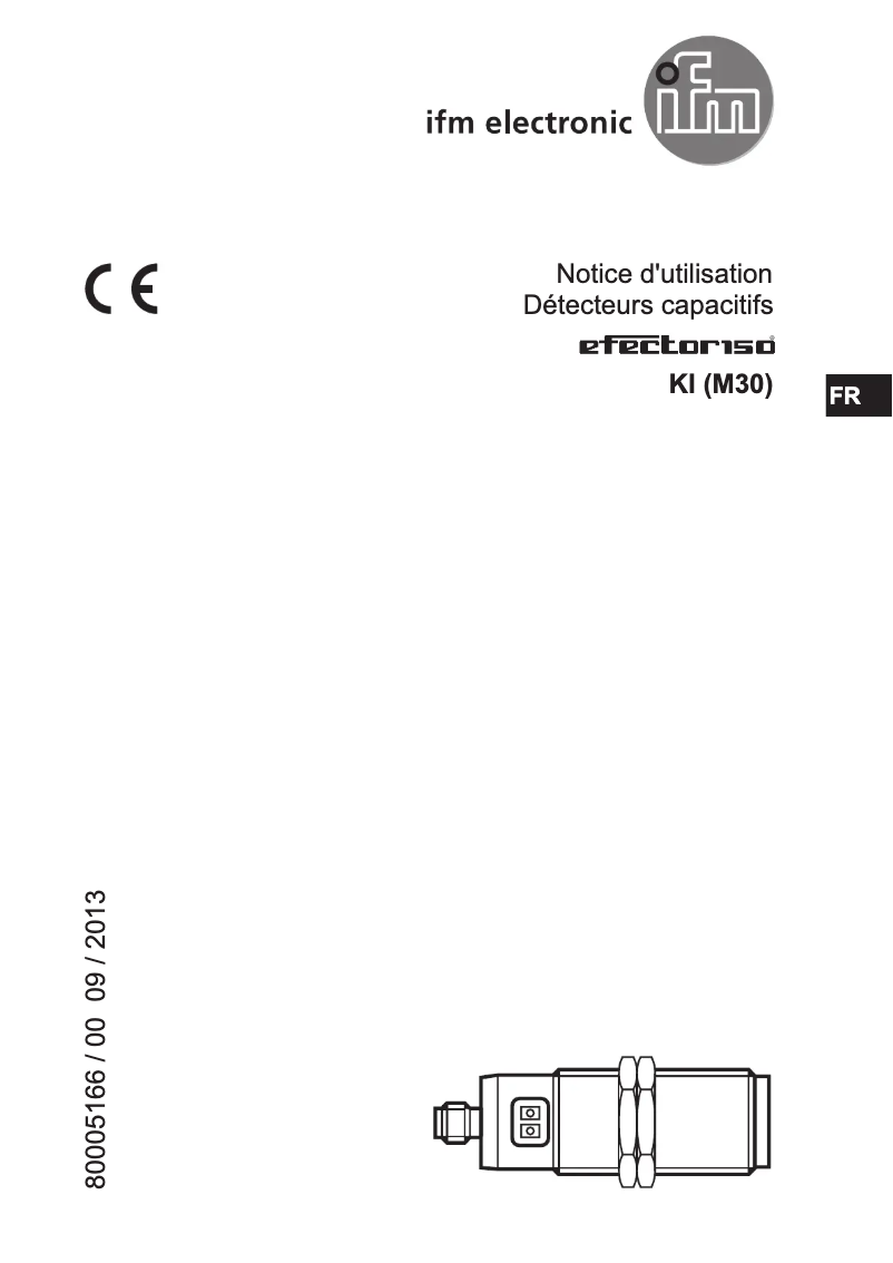 Page n°1 - Manuel utilisateur IFM KI5082
