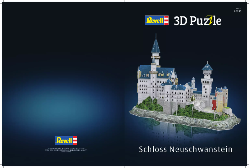Image de la première page du manuel de l'appareil 3D Puzzle Schloss Neuschwanstein