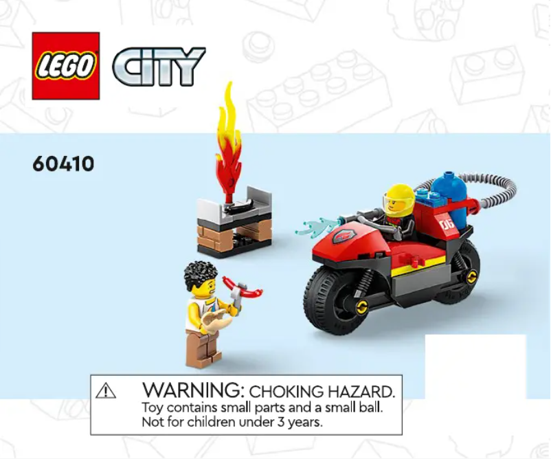 Page 1 de la notice Manuel utilisateur Lego City 60410