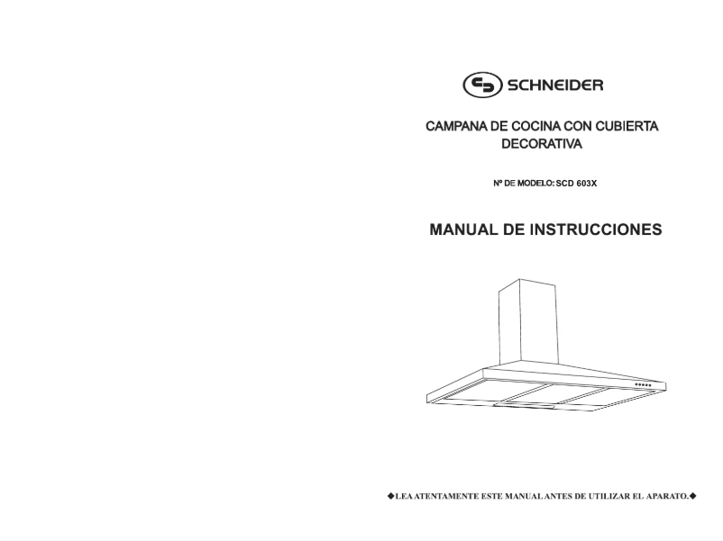 Page 1 de la notice Manuel utilisateur Schneider SCD 603X