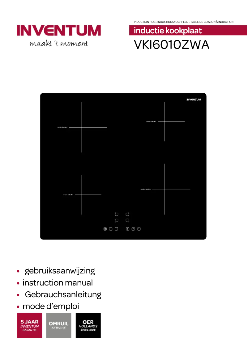 Image de la première page du manuel de l'appareil VKI6010ZWA
