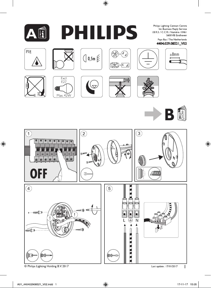 Page 1 de la notice Manuel utilisateur Philips Cormorant