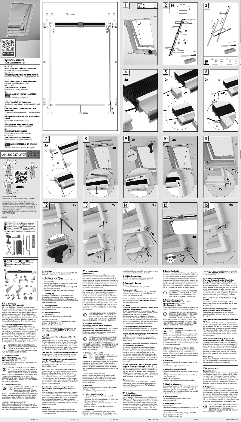 Image de la première page du manuel de l'appareil IAN 383947