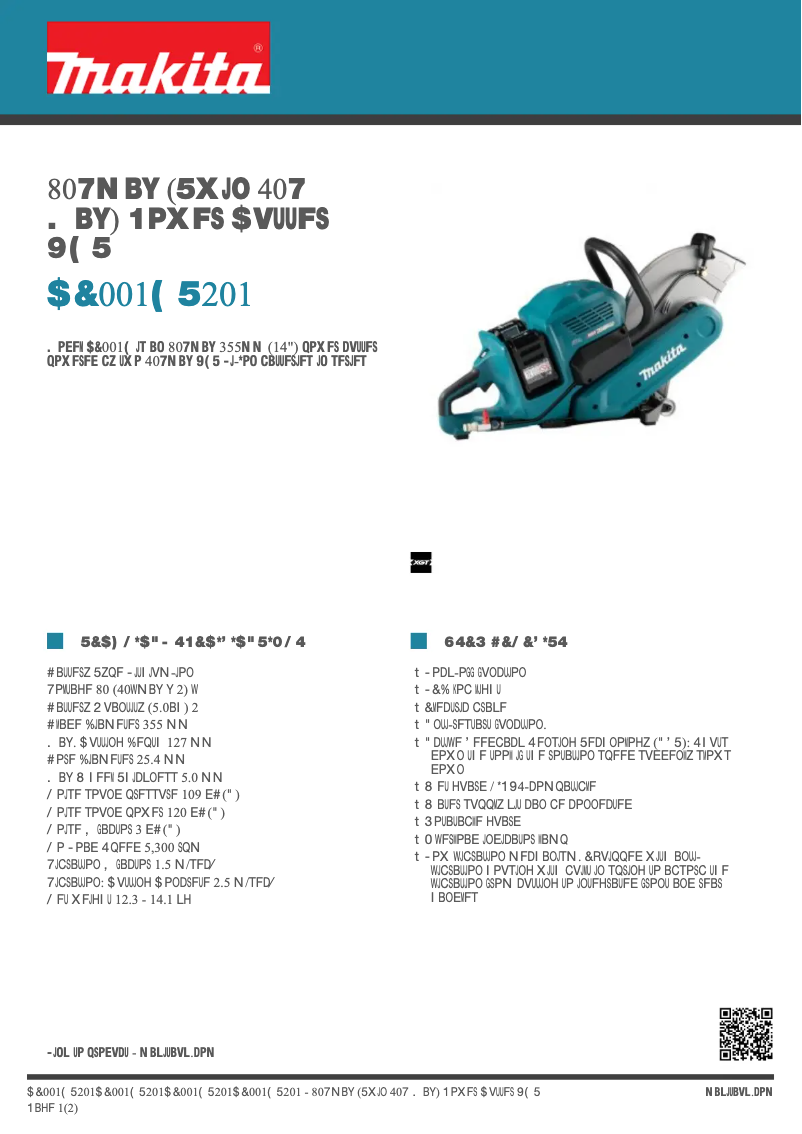 Image de la première page du manuel de l'appareil CE001G