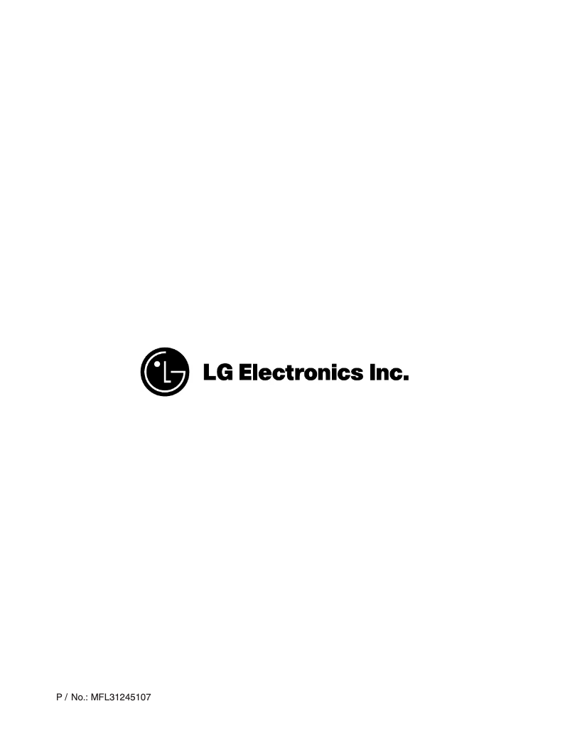 Page 1 de la notice Manuel utilisateur LG WD-12272BD