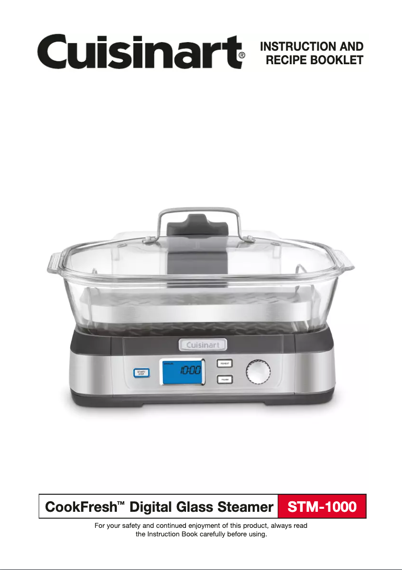 Page 1 de la notice Manuel utilisateur Cuisinart CookFresh STM-1000