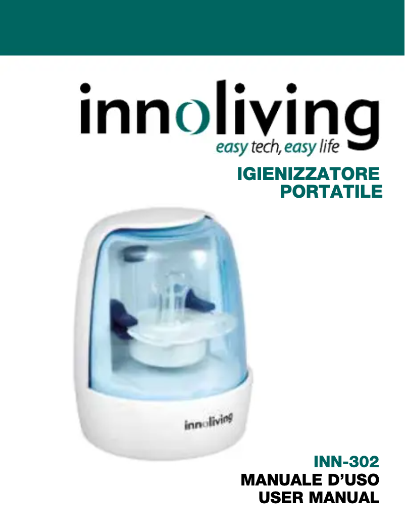 Image de la première page du manuel de l'appareil INN-302