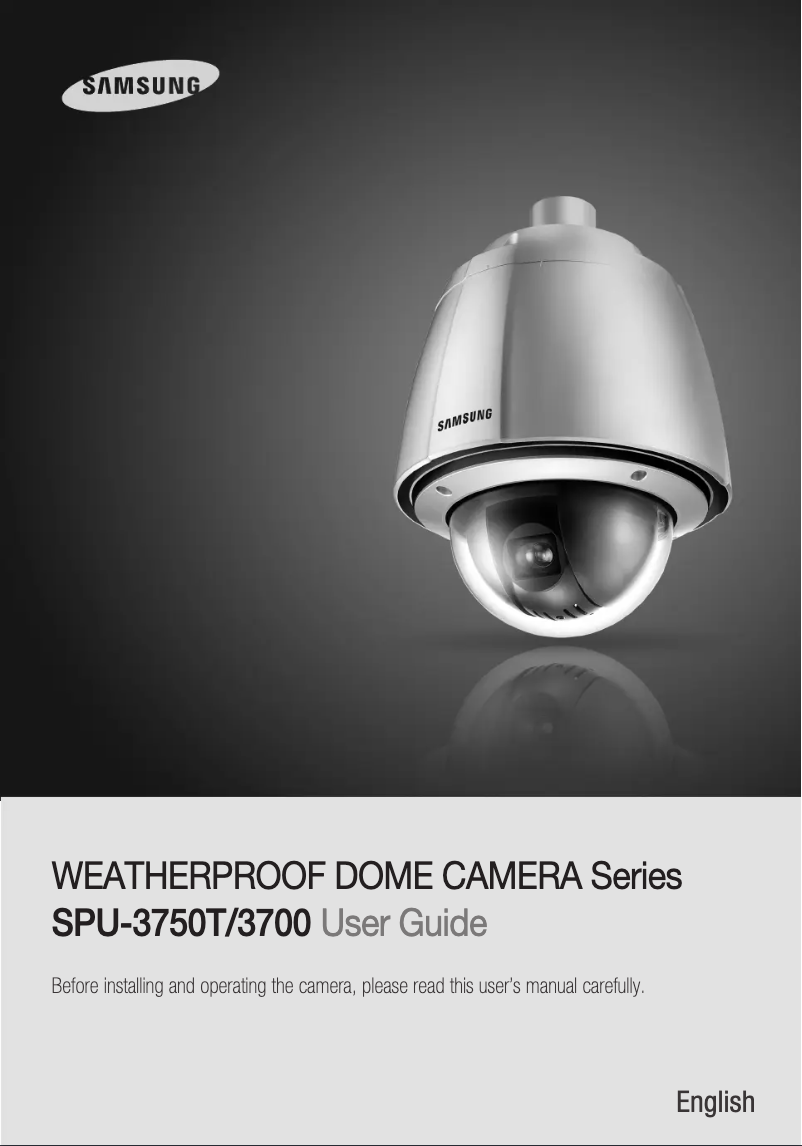 Page 1 de la notice Manuel utilisateur Samsung SPU-3750T