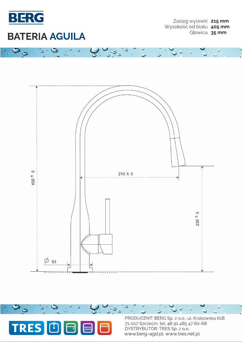 Page n°1 - Manuel utilisateur Berg Aguila